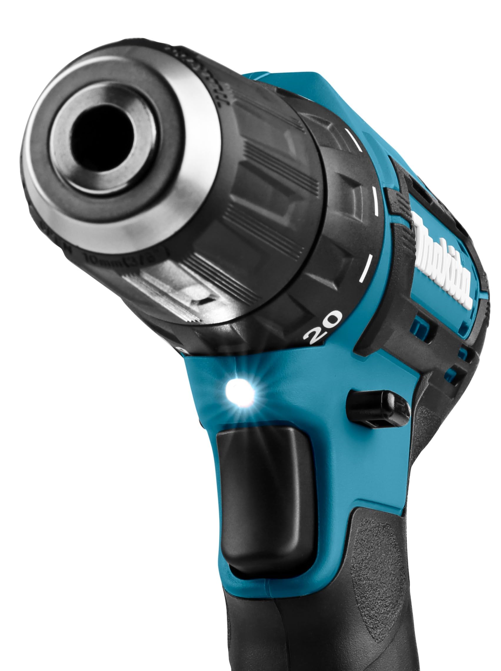 Makita DF333DSAE Akku-Bohrschrauber 12 V max. / 2,0 Ah, 2 Akkus + Ladegerät im Transportkoffer, Schwarz, Blau