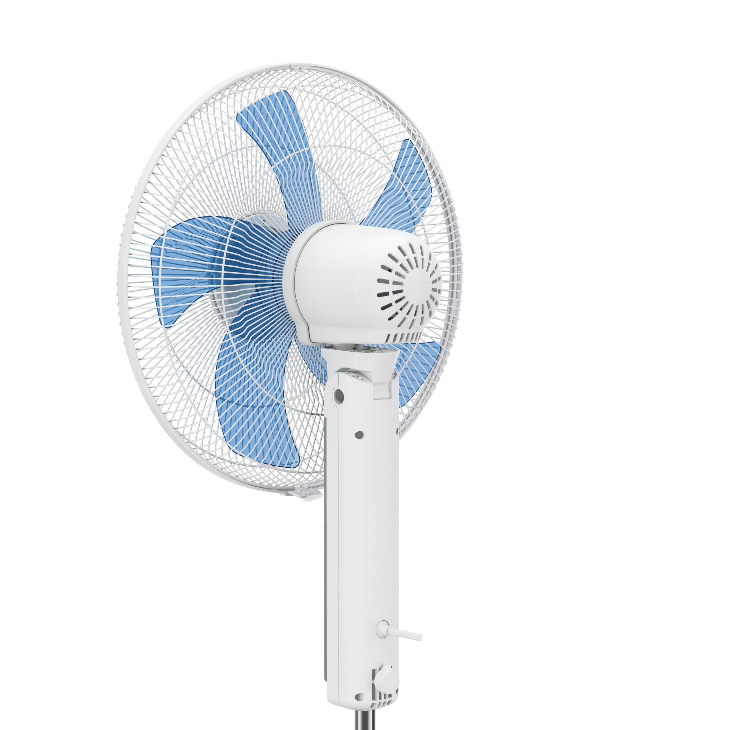 Rowenta Turbo Silence Standventilator, nur 35 dB(A) im Silent Night-Modus, energiesparend, 12 Geschwindigkeiten, digitaler LED-Bildschirm, Timer, Fernbedienung, Weiß, VU5650F0