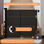 Treppenschutzgitter Türschutzgitter Ausziehbar 0-500 cm,Baby Absperrgitter Schutzgitter Treppe für Kinder,Katzen und Hunde,Geeignet für Innen Außenbereich (500cm/grau)