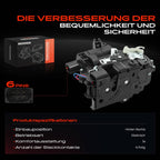 Frankberg 1x Türschloss Stellmotor Hinten Rechts Kompatibel mit Leon 1M1 1999-2006 Toledo II 1M2 1998-2006 B.o.r.a 1J2 1J6 1998-2005 Golf 1J1 1J5 1997-2006