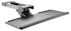 RICOO Tastaturschublade - Unter Schreibtisch Ausziehbar Schwenkbar Neigbar Tastatureinschub PC Tastaturauszug Auflage CZ0200 Ergonomisch Universal Halterung Tischmontage Ablage
