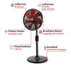 Einhell Akku-Ventilator GE-CF 18/320 P Li-Solo Power X-Change (18 V, Stand-Ventilator, 4 Geschwindigkeitsstufen, autom. Schwenkfunktion, höhenverstellbar, ohne Akku)
