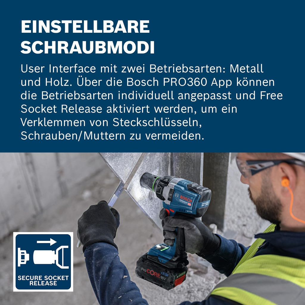 Bosch Professional 18V System Akku-Drehschlagschrauber GDS 18V-750 C
