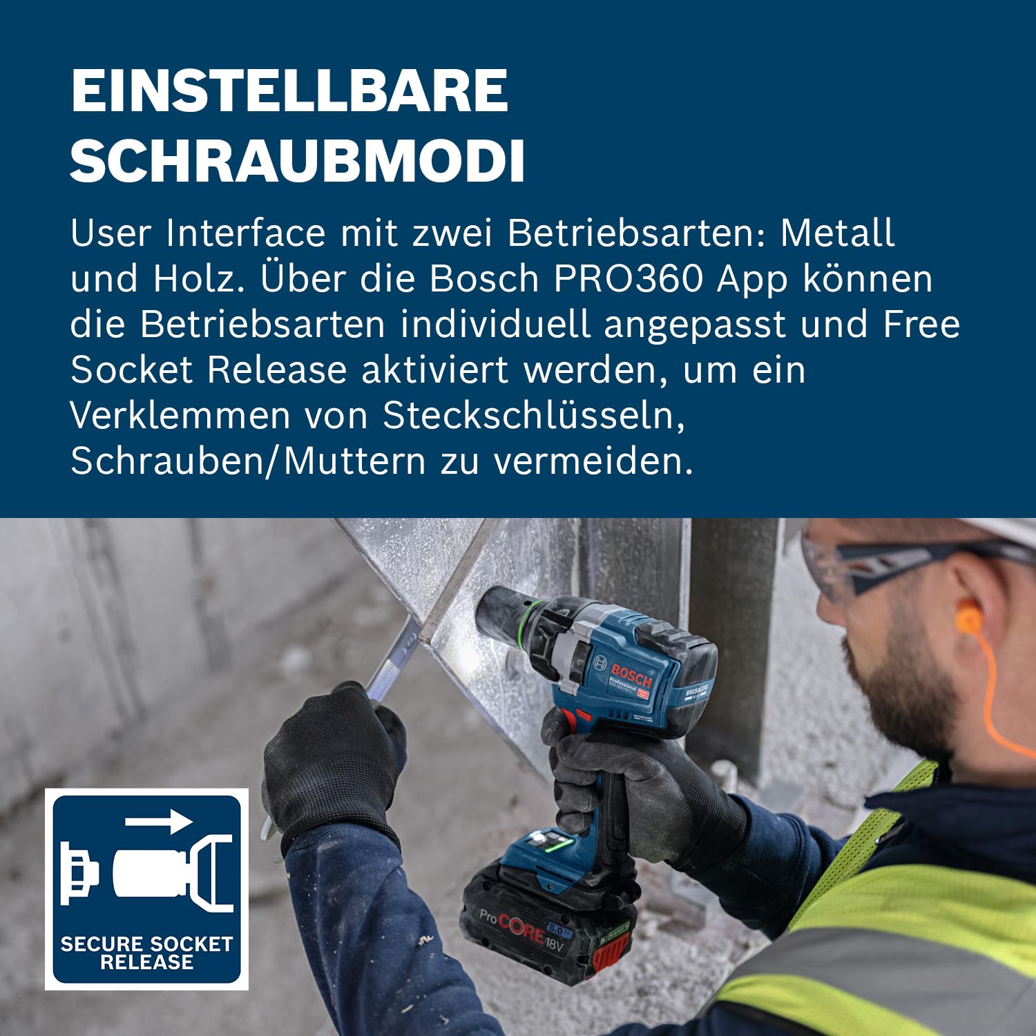 Bosch Professional 18V System Akku-Drehschlagschrauber GDS 18V-750 C