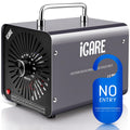 ICARE Ozongenerator 30000mg/h Ozongerät, Ozonisator Industrieller O3 Ozon Luftreiniger mit 120 Min Timer für 300㎡ Geruchskiller Geruchsneutralisierer für Auto, Rauch, Haustiergerüche, Küchengerüche