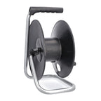 as - Schwabe Universal-Roller Leertrommel Ø285 mm mit Kabelhaspel, Feststellbremse, Fußgestell und ergonomischen Haltegriff, für diverse Kabellängen, 12121