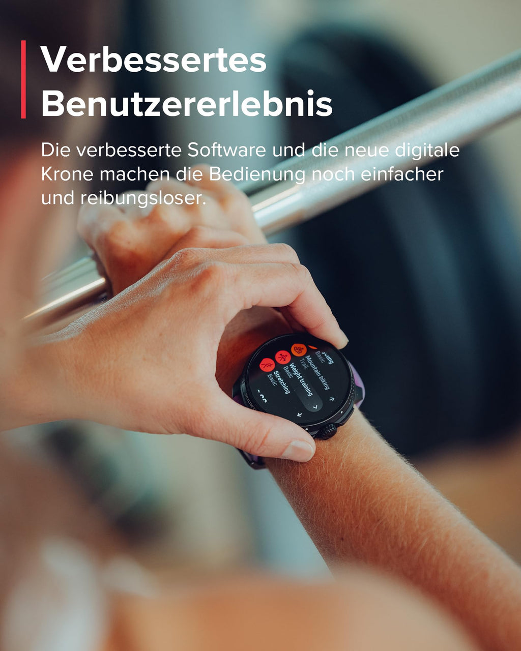 SUUNTO Race Sportuhr - Outdoor Smartwatch, 1,43" Helles AMOLED Display mit Saphirglas, Bequeme Uhrenkrone & Tasten Bedienung, Präzise Zweifrequenz GPS, Lange Akkulaufzeit, 100m Wasserdicht