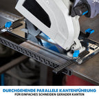 Evolution Metallkreissäge S210CCS | Kaltsäge Kreissäge Tauchsäge 1800W Inkl. Ø 210 mm HM-Sägeblatt Schneidet Baustahl, Metall | Schienenkompatibel Kaltkreissäge | Scie Circulaire mit Führungsschiene