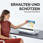 Fellowes Laminierfolien A4, 80 Mikron (2 x 80 mic), glänzend, Value Pack mit 250 Stück