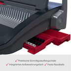 GBC CombBind CB20 Manuelles Bindegerät - Bindet 240 A5/A4-Blätter, kompaktes und leichtes Design, stanzt 20 Blätter, Schwarz/Silber, 4410062