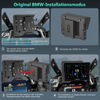 CARPURIDE W502BS Pro für BMW-Motorrad, CarPlay & Android Auto, Dual-Bluetooth, 5 Zoll Wasserdichter GPS-Navigations Bildschirm, Datenablesung, Native Wonder, TPMS, Lichtsensor, Musikfreigabe