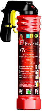 F-Exx 8.0 C - Auto-Schaum-Feuerlöscher ohne Treibgas mit Frostschutz von -20° bis +70° C Made in Germany
