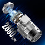 VEVOR 2,2 kW Elektromotor 2890 U/min, AC 400 V 4,7 A, 90 l, B3-Rahmen, Luftkompressormotor 3-phasig, 24 mm Keilwelle, Rechts-/Linkslauf für landwirtschaftliche Maschinen und allgemeine Geräte