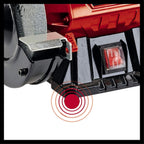 Einhell Doppelschleifer TC-BG 150 (max. 150 W, Ø150 x ø32 x 16 mm Schleifscheiben, Funkenschutz, Formkorrekturen und Anschliffe, inkl. Grob- und Feinschleifscheibe K36/K60)