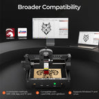 ACMER S1 6W Laser graviermaschine Anfänger, Tragbarer Laserschneider & Gravurgerät für DIY Holz, Metall, Acryl, Leder,130x130mm Gravurbereich, Laserklasse 4,Ideal für Kleinunternehmen