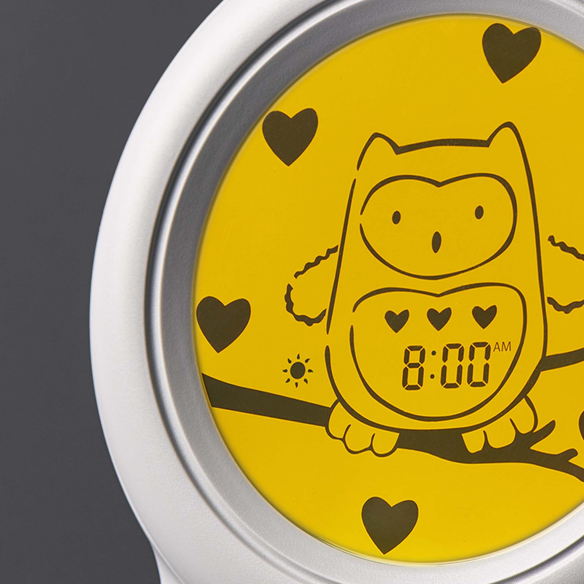 Tommee Tippee Groclock Uhr und Schlaftrainer, Wecker und Nachtlicht für Kleinkinder, mit USB-Anschluss