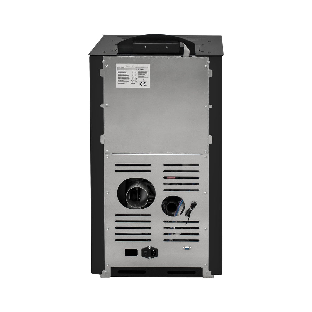 STUFE A PELLET ITALIA California 8 KW | Pelletöfen Effizienz 91% Heizt 70m² Autonomie 20 Std. Programmierbar 5 Geschwindigkeiten und Leistungsstufen Kompaktes Design 24 Monate Garantie Schwarz