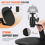 CAHAYA Desktop Projektorständer 1/4'' Schraube Schnittstelle - Multi-Winkel Tisch Beamer Ständer Tragfähigkeit von 5 kg mit Rutschfestes Fahrgestell für Mini-Projektoren Kamera Monitor - CY00375-1