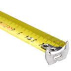 SOLA PRO-TM - Bandmaß 5m / 19mm - robustes Profi-Rollbandmaß mit Gürtelclip - Stahlband, gelb lackiert mit mm Skala - Genauigkeitsklasse I - Rollmeter mit beweglichem Endhaken - Länge 5m/19mm