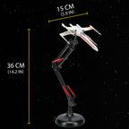 Paladone Star Wars X-Wing Flexibler Tischlicht, 15 cm (5,9 Zoll) breite Replik des Schiffs mit LED-Beleuchtung, Betrieben durch im Lieferumfang enthaltenes USB-Kabel, Weiß