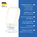 Beurer TL 80 Tageslichtlampe, Tageslicht-Simulation, stufenlose Neigungsverstellung
