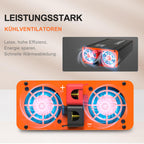 DATOUBOSS 2000W/4000W Spannungswandler 24v auf 230v Reiner Sinus Wechselrichter Power Inverter mit EU Steckdosen, USB/Type-C und LCD Anzeige, Umwandler Stromwandler für LKW Camping Haushaltsgeräten