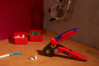 KNIPEX Selbsteinstellende Crimpzange für Aderendhülsen, 0,08-16 mm², Vierkant-Pressung, Aderendhülsenzange, Presszange, 97 53 04