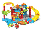 Vtech TUT TUT Baby Flitzer - Feuerwehrstation – Interaktives Spielset mit beweglichen Elementen, Melodien und Liedern und TUT TUT Baby Flitzer Feuerwehrauto – Für Kinder von 1-5 Jahren