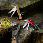 Victorinox Schweizer Taschenmesser gross, Ranger 55, Swiss Army Knife, Multitool, 10 Funktionen, Feststellklinge, Schraubendreher