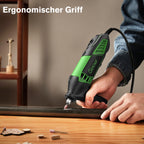 Ginour Multifunktionswerkzeug 200W Rotationswerkzeug Drehwerkzeug mit 135 Zubehör 6 Variable Drehzahl 8000-35000RPM für Bohren, Schneiden, Schärfen und Heimwerker