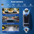 2026 Neuestes 11,5 Zoll Carplay Display & Carplay Android Auto Display: Buddy Display mit Navigation 4K Dashcam Rückfahrkamera Bluetooth Siri Sprachsteuerung IPS Touchscreen Mirror Link AUX FM 64G TF