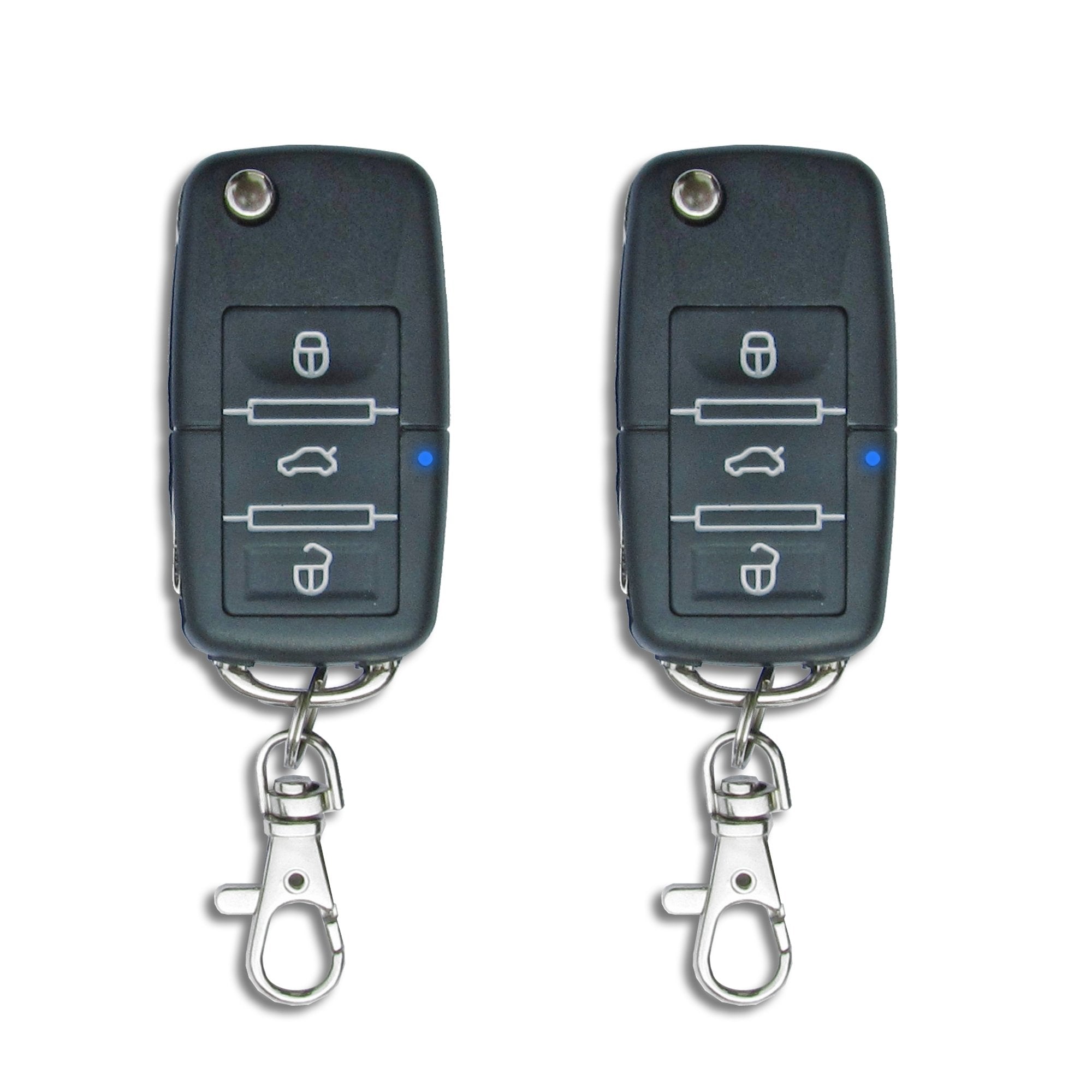 JOM Car Parts & Car Hifi GmbH 7105 Keyless Open, Funkfernbedienung für vorhandene Original-Zentralverriegelung, universal, mit 2 Klappschlüssel