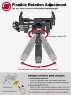 Tiakia Handyhalterung Fahrrad Aluminium Motorrad Handyhalter 6 Krallen mit 360° Drehung, Universal Handyhalter Werkzeugfreie Installation Handyhalterung Fahrrad für 4,5-7 Zoll-Telefone