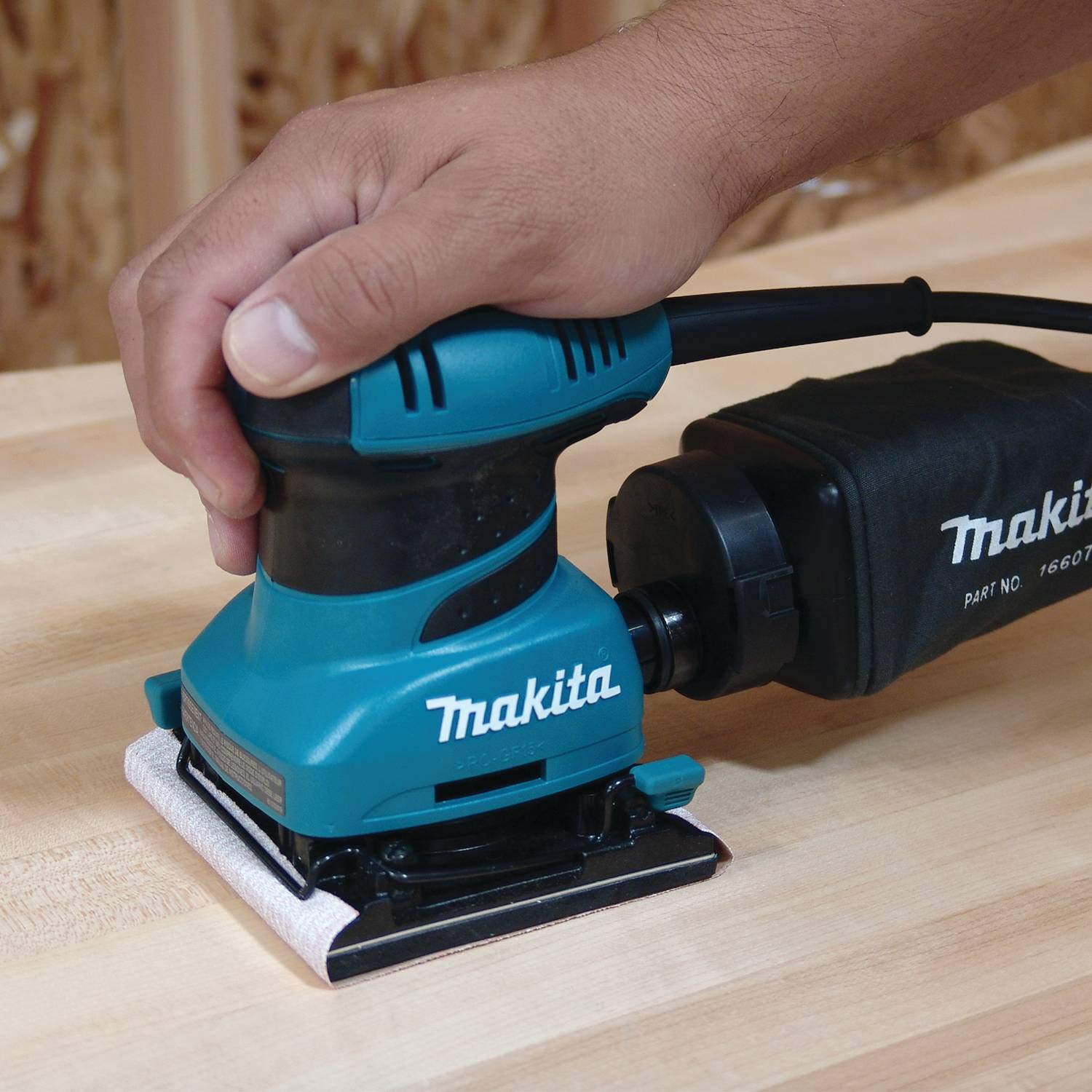 Makita bo4555 K – Sander (11,2 cm, 13,1 cm, 14,2 cm, Netzwerkkabel, 230 V)