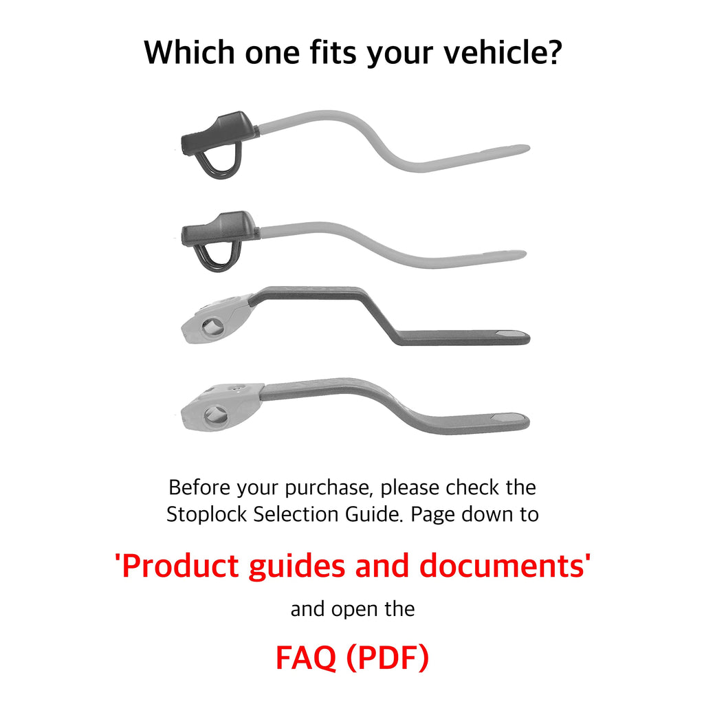 Stoplock Pro Elite Steering Wheel Lock Wegfahrsperren schwarz / gelb