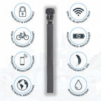 FahrradFinden von BikeFinder - GPS Fahrrad Tracker, im Lenker Versteckt, Fahrrad Ortungsgerät, Anti-Diebstahl, Diebstahlschutz, SIM Karte inkl. - ABO Erforderlich