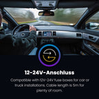 Nextbase Dash Cam Hardwire Kit, Festeinbau-Kabel für alle Dashcams der Nextbase Serie 2, Kabellänge 5m, zur Stromversorgung durch Anschluss an Sicherungskasten, einfaches Plug-and-Play