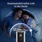 Levoit - DC Motor Turmventilator - 20dB sehr leiser Ventilator - 4 Modi/12 Stufen/12 Std Timer - Fernbedienung & Kühlung - Tower Fan mit 7,9m/s Geschwindigkeit - 24W Standventilator - Weiß, 92 cm