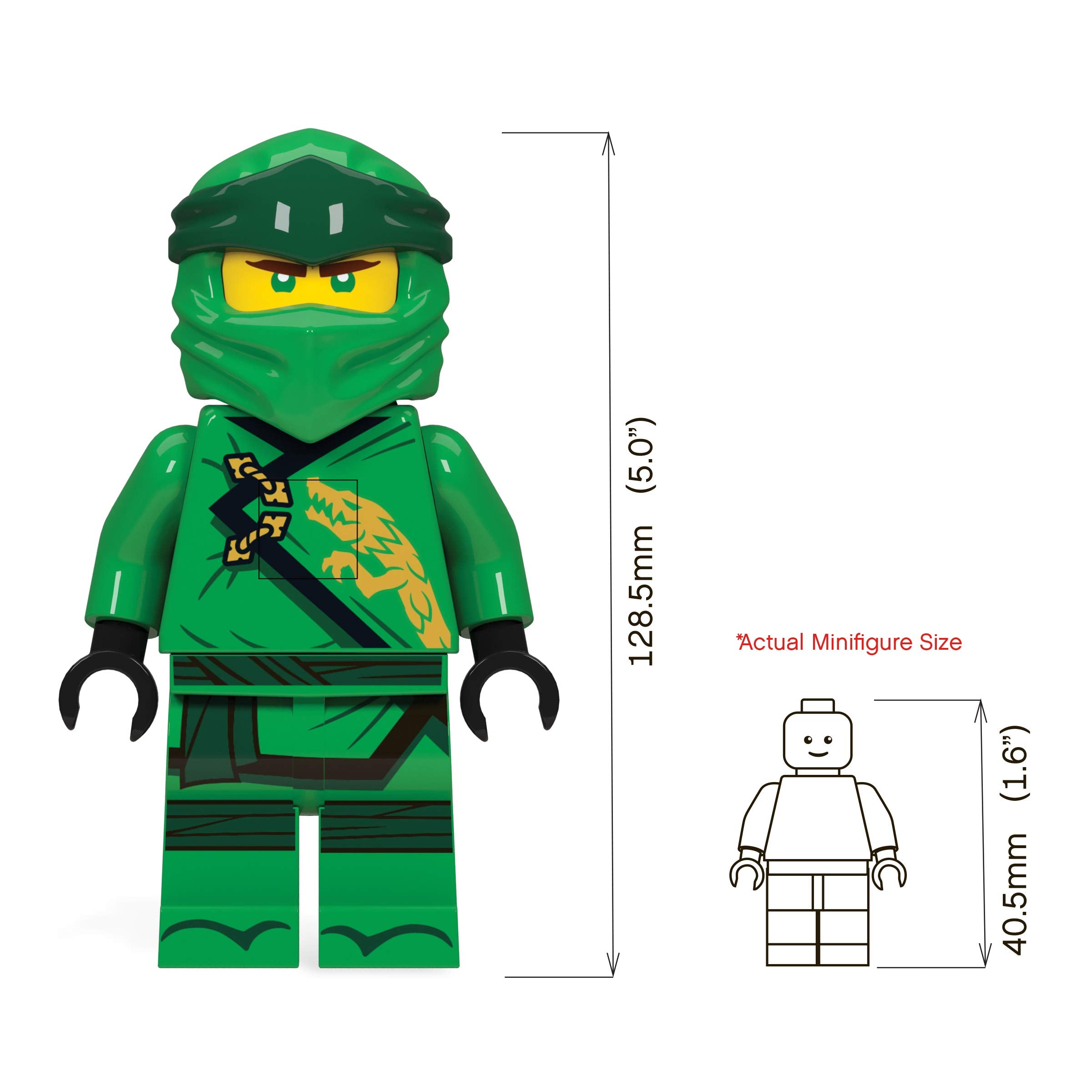 Lego Ninjago Legacy Lloyd Taschenlampe - 127 mm große Figur, LED-Taschenlampe, Batteriebetrieben, Automatische Abschaltung – Batterien im Lieferumfang enthalten