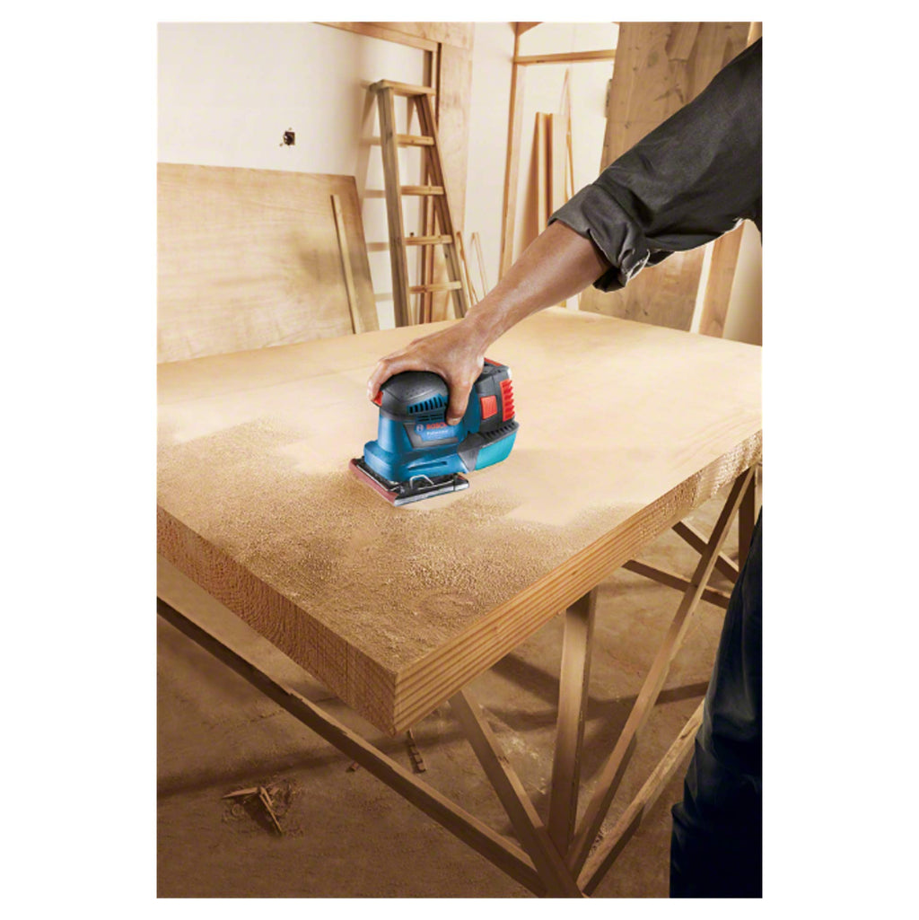 Bosch Professional 18V System Akku Schwingschleifer GSS 18V-10 (Schwingkreis-Ø: 1,6 mm, ohne Akku/ Ladegerät)