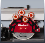 Einhell 4301220 radial-Fliesenschneidmaschine TE-TC 920 Ul (Lange Schnittlängen, Laser als Optische Schnitthilfe, schwenkbares Sägeblatt, höhenverstellbar), 900 W, 240 V