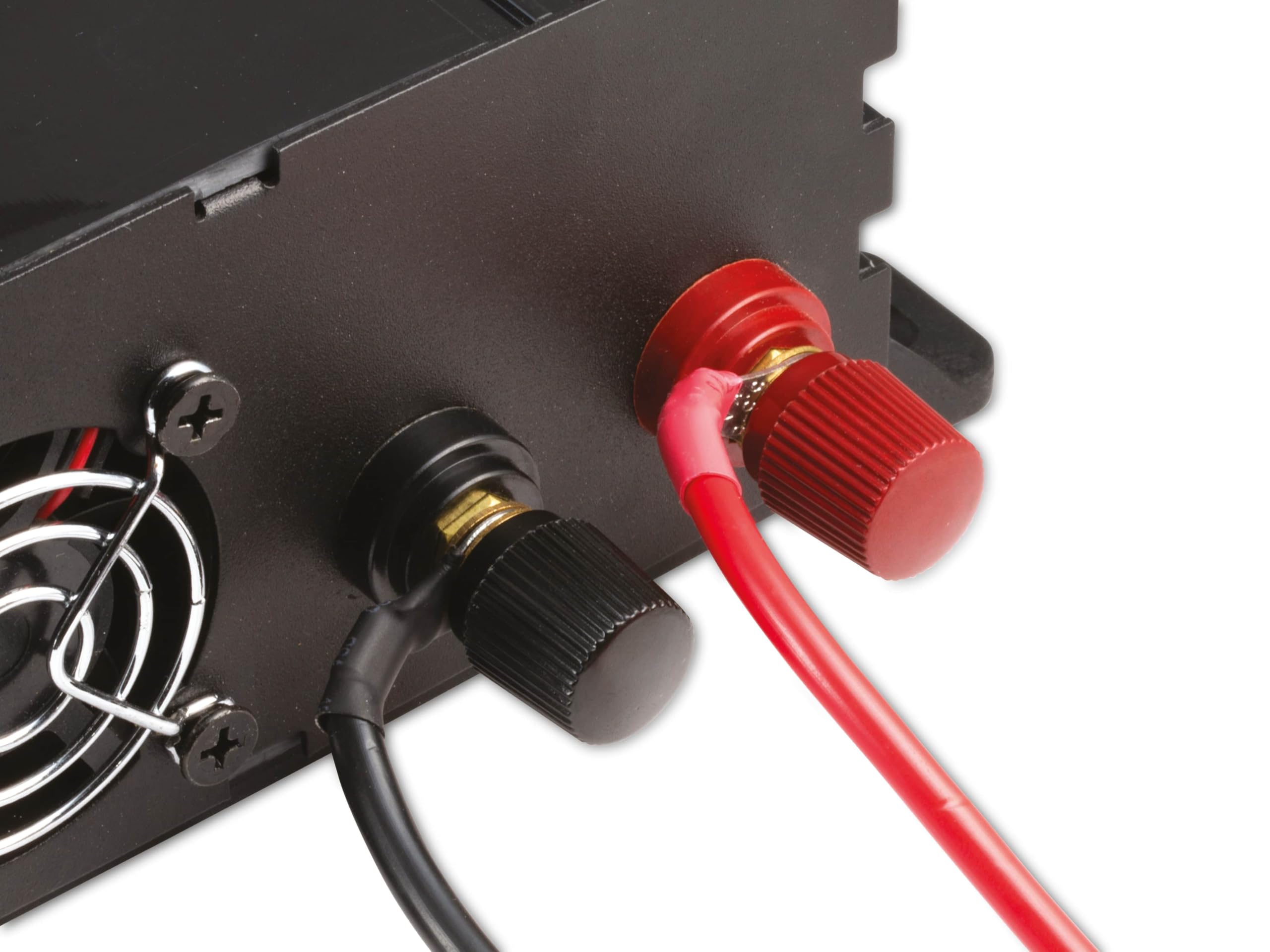 Technaxx Wechselrichter 24V auf 230V - LKW Inverter mit 2X Schuko-Stecker und 2X USB-Port - Power 600W / 1200W (Spitze) - Spannungswandler TE19 24V