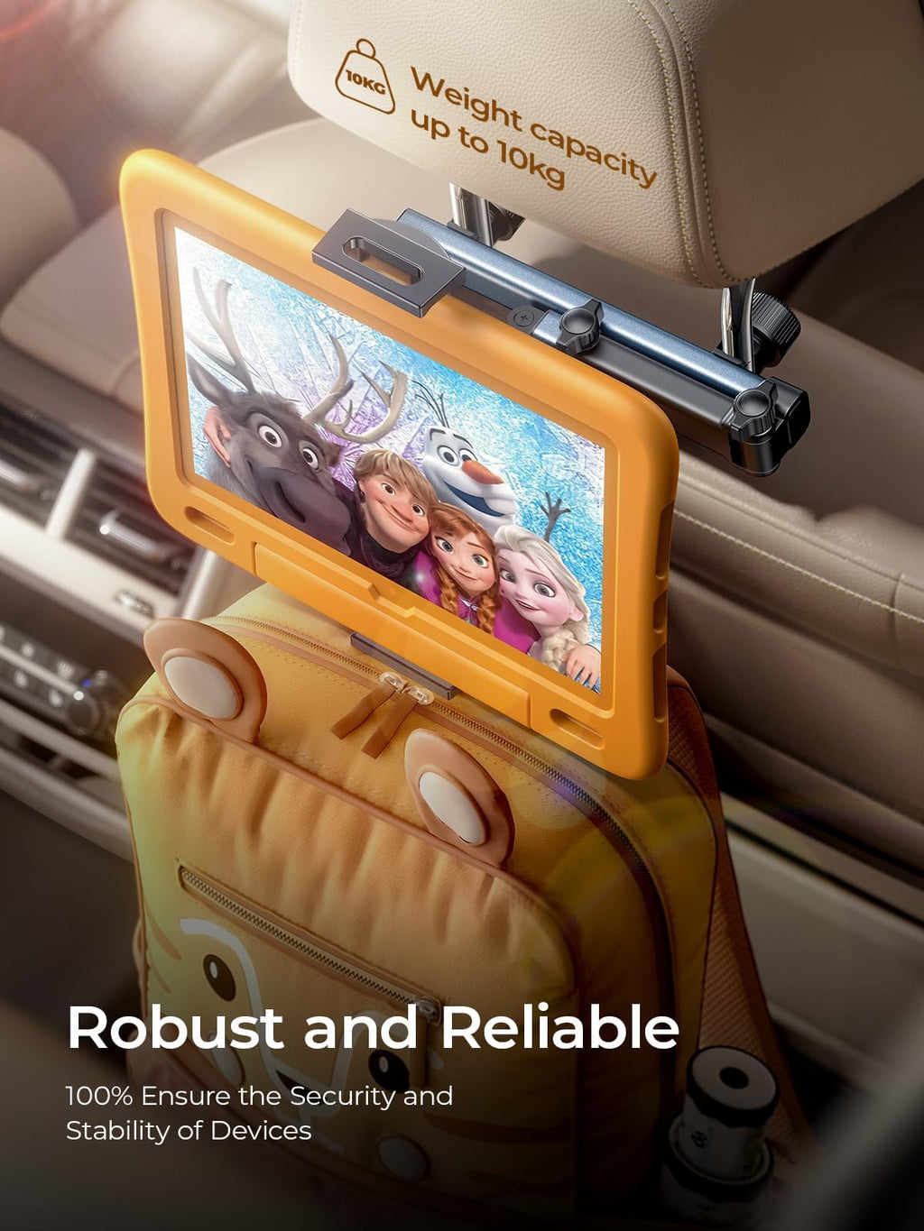 LISEN für iPad Tablet Halterung Auto Mitte, Universal Handyhalterung Auto Organizer Zubehör Innenraum Ausziehbare KFZ für Tablethalterungen Auto Reise Zubehör für iPad Air/Samsung/und 4,7-11 Zoll