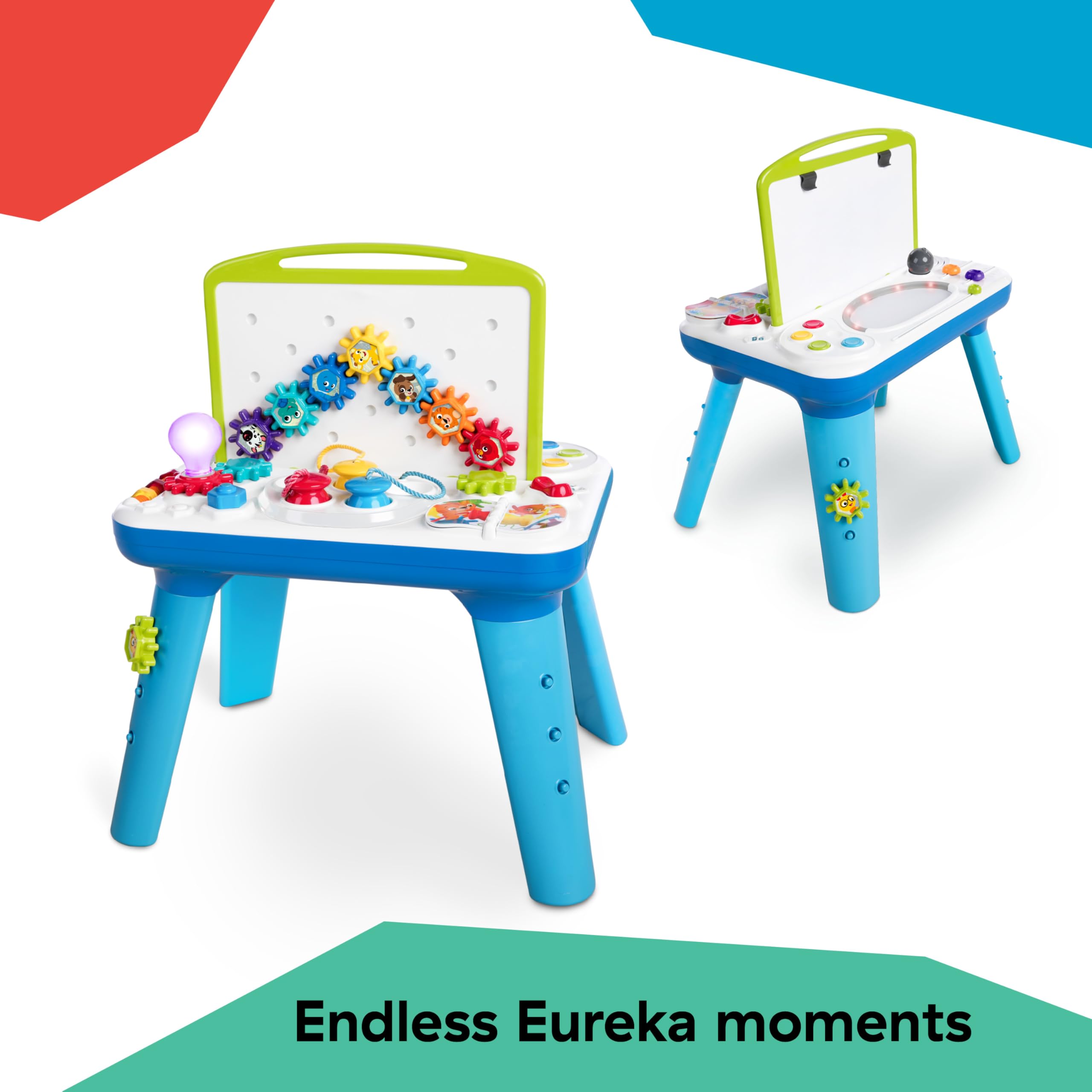 Baby Einstein, Curiosity Table Spieltisch mit 65 Melodien, abnehmbaren Füßen, Lichtern, Zahnrädern und vielem mehr