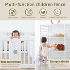 Gupamiga Laufstall Baby Laufgitter Baby Sicherheits-Aktivitätszentrum für drinnen oder draußen 150×180 cm PLP-WL071-12