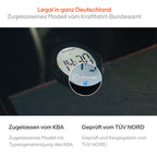 OOONO P-DISC NO2 - Elektronische Parkscheibe mit Zulassung fürs Auto - Automatische Digitale Parkscheibe Elektrisch mit Zulassung vom KBA nach StVO - Elektrische Parkuhr Auto zugelassen