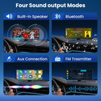 2026 Neuestes 11,5 Zoll Carplay Display & Carplay Android Auto Display: Buddy Display mit Navigation 4K Dashcam Rückfahrkamera Bluetooth Siri Sprachsteuerung IPS Touchscreen Mirror Link AUX FM 64G TF