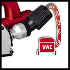Einhell Mauernutfräse TC-MA 1300 (Leerlaufdrehzahl 9.000 Min-1, Max. Nutbreite 26 mm, 30 mm, Spindelarretierung, Inkl. 2x Trennscheibe Ø 125 mm), 1320 W