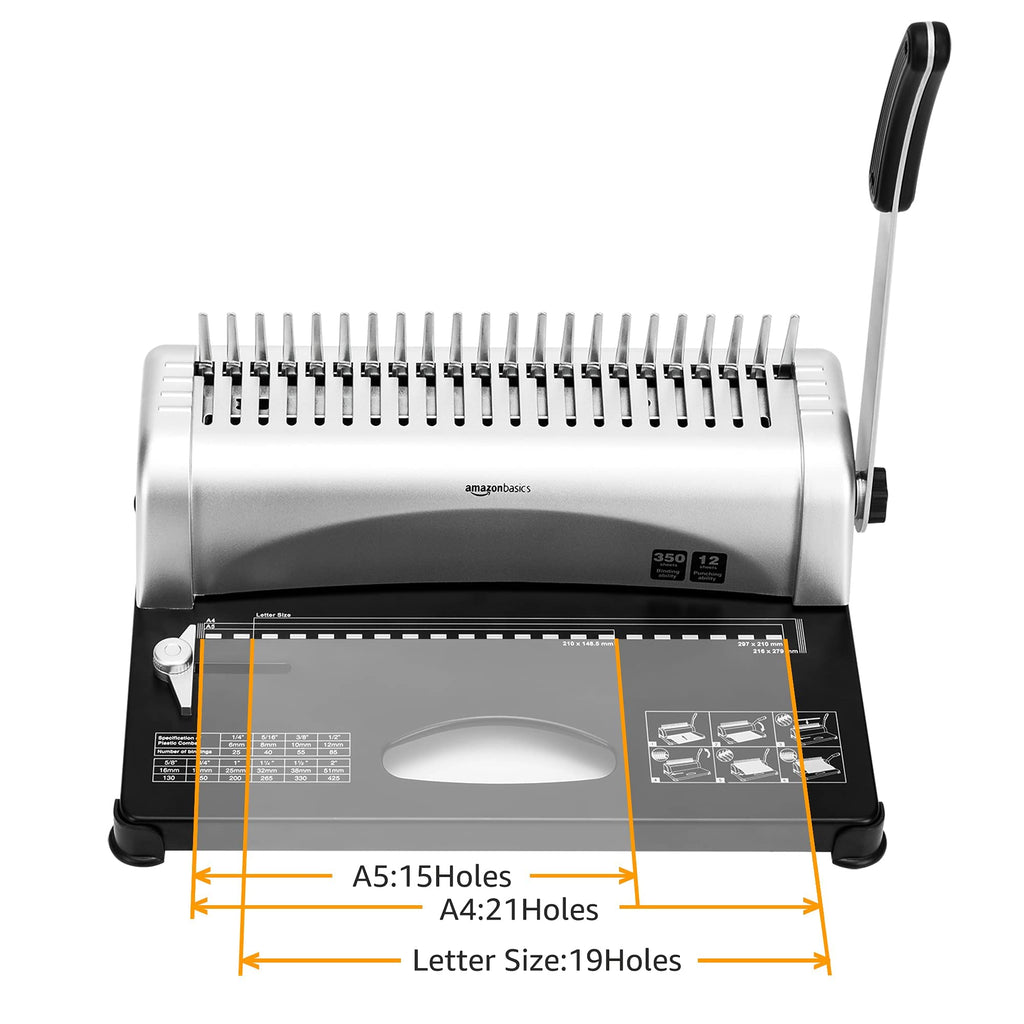 Amazon Basics Bindegerät, Grau