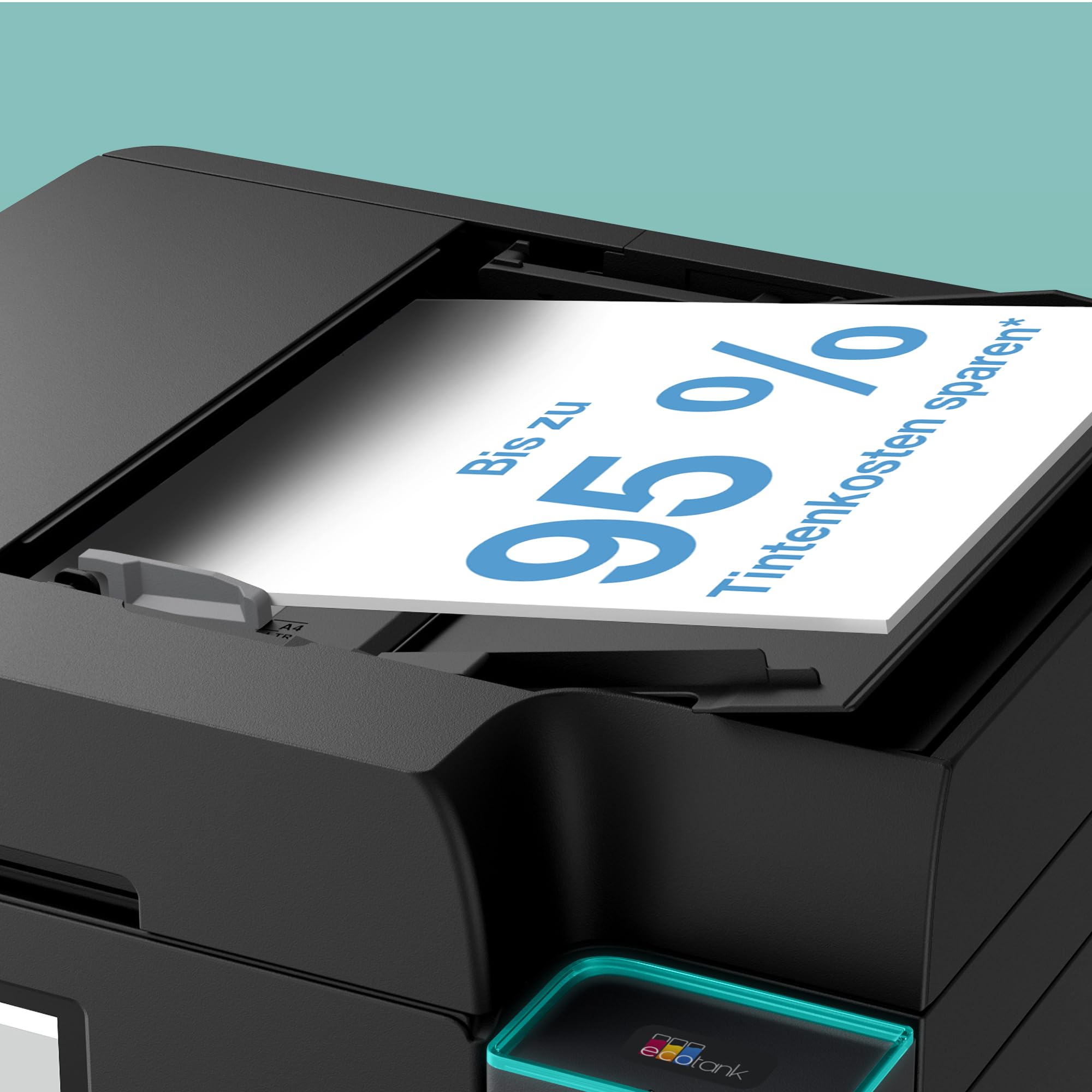 Epson EcoTank ET-4950 A4-Multifunktionsdrucker mit Wi-Fi & AirPrint Tintentank, automatischem Dokumenteneinzug, Duplexdruck, Scannen, Kopieren & Fax, bis zu 3 Jahre Tinte im Lieferumfang enthalten